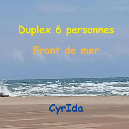 Duplex 6 Personnes Pleine Vue 10 M De La Wifi - Cyrida Apartamento